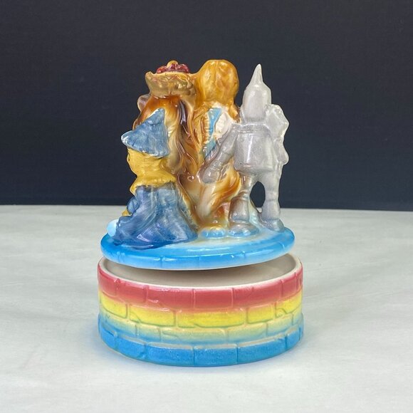 Vintage Wizard of Oz Ceramic Music Box Fuji Japan - Picture 3 of 8